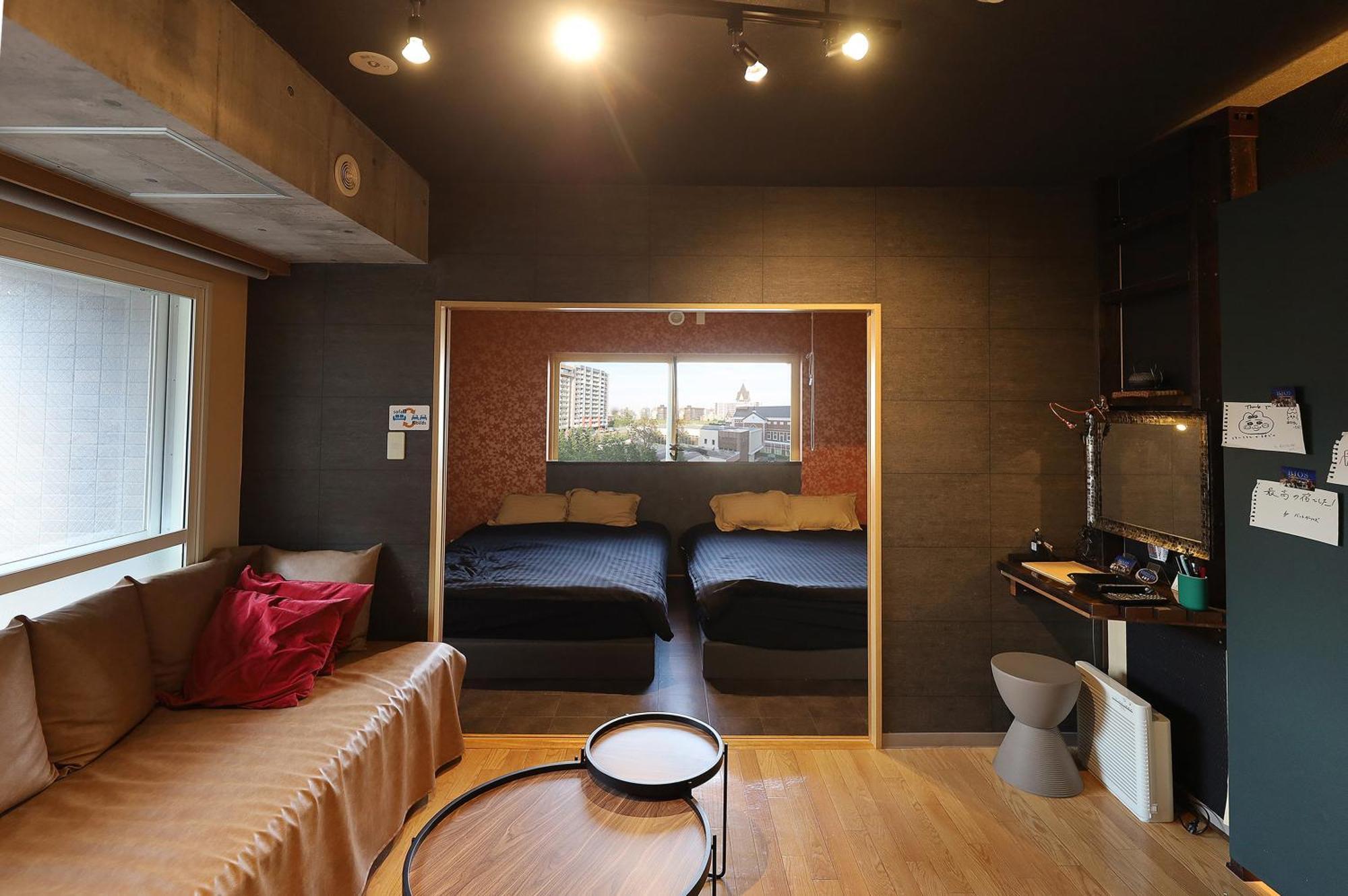Biosvilla522-Sapporo Susukino Night- 1Room W-Beds2&S-Beds2 6Persons エクステリア 写真