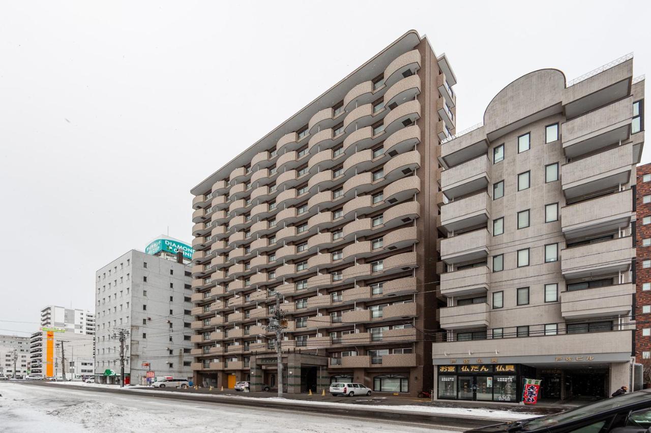 Biosvilla522-Sapporo Susukino Night- 1Room W-Beds2&S-Beds2 6Persons エクステリア 写真